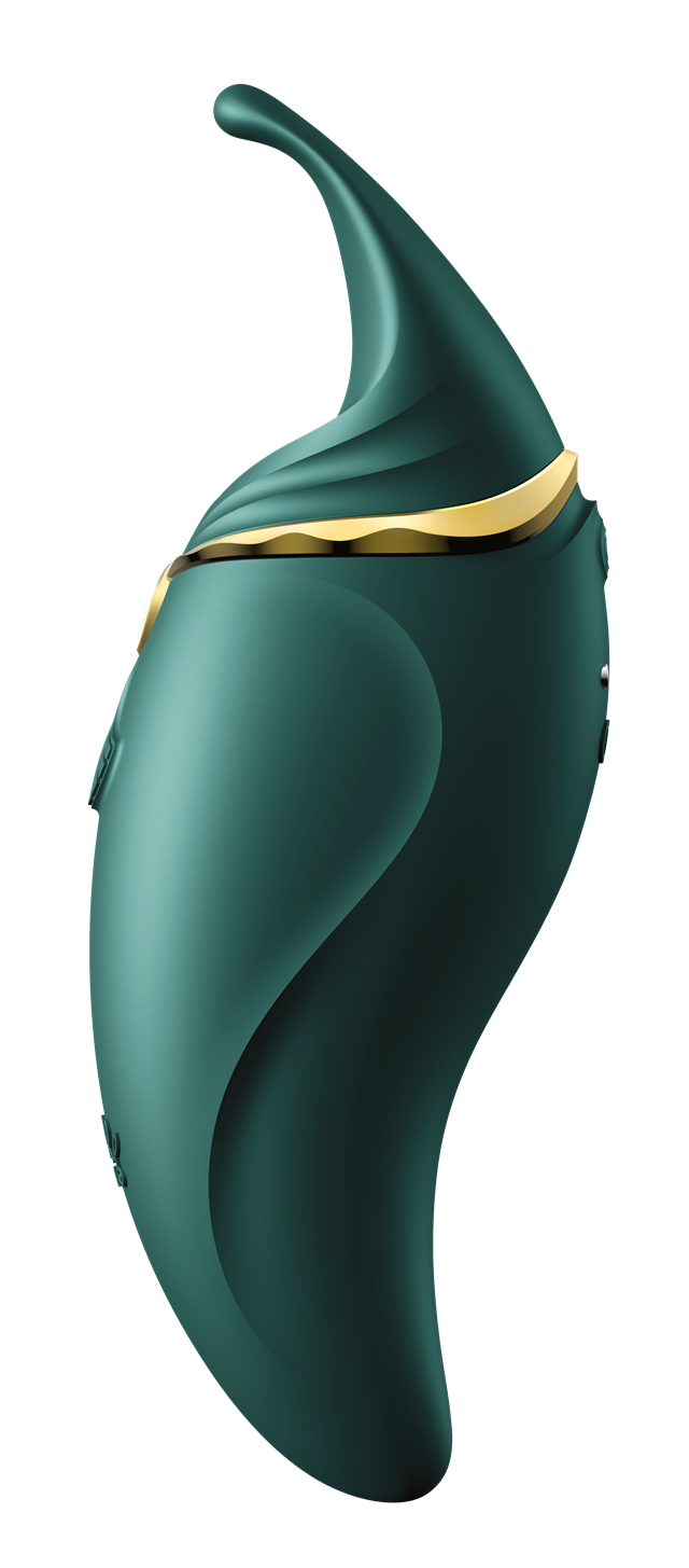 Hero Pulsewave Clitoris Massager - Jewel Green