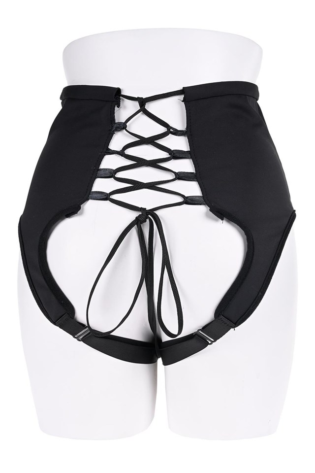HIGH WAISTED CORSET STRAP ON