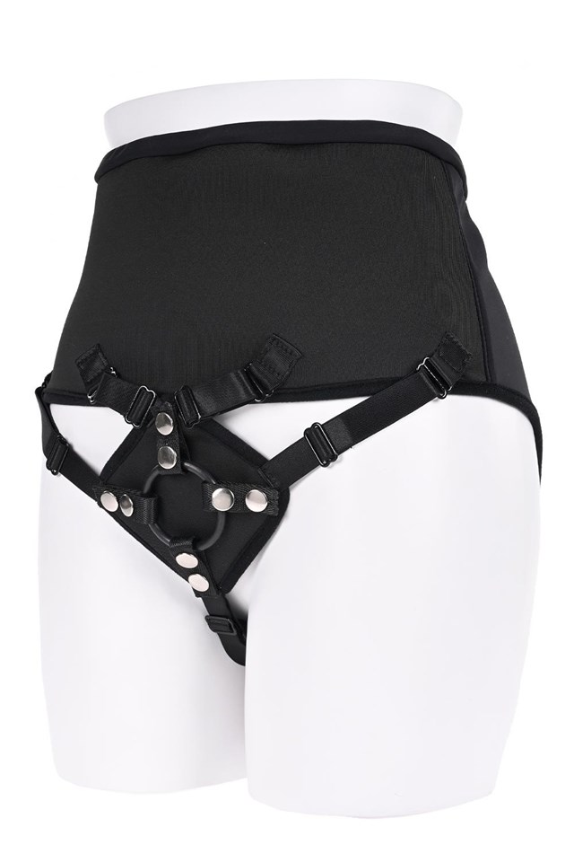 HIGH WAISTED CORSET STRAP ON