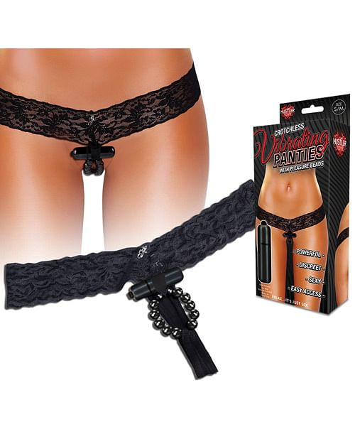 Hustler Vibrating Lace Thong