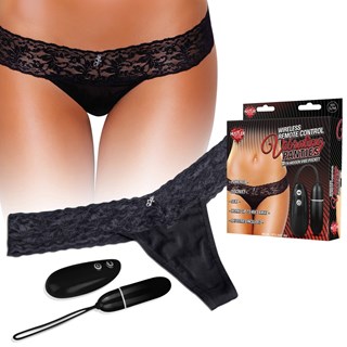 Vibrator Vibrerende Trusse Sort