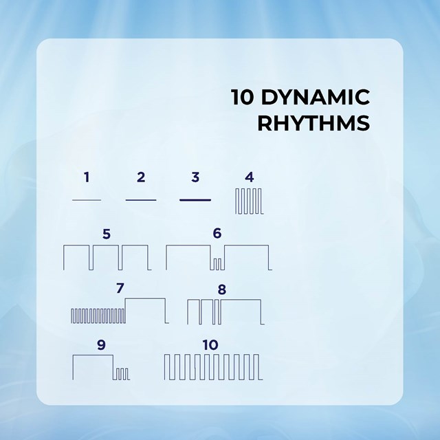 Iceberg Rose Vibrating Anal Plug Blue