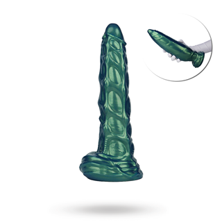 Inflatable Monster Dildo Green 24 Cm