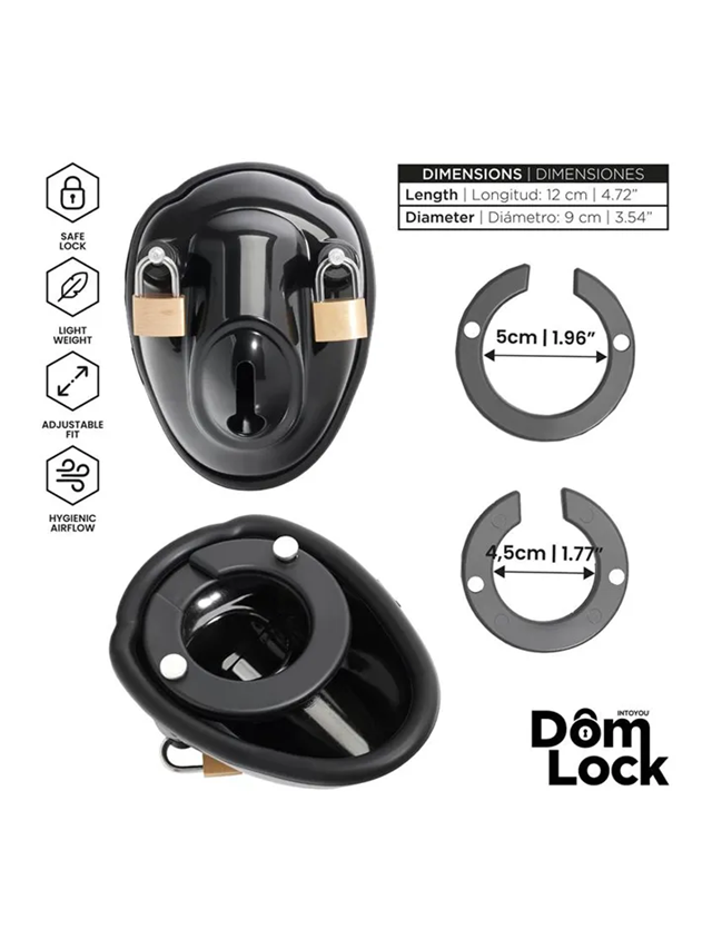 Inmate Chastity Cage With Spacers