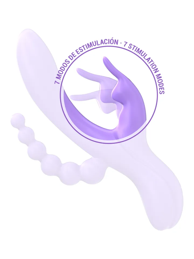 Miko Triple Vibrator Rabbit & Stimulator & Anal