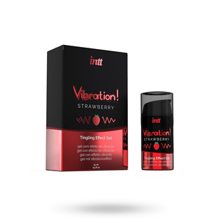 Intt Vibration! Strawberry Liquid Vibrator 15 Ml