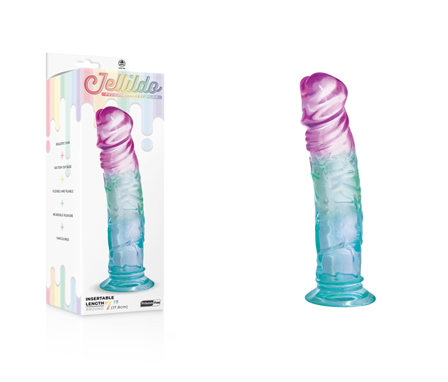 Jellildo Transparent Dildo Multi