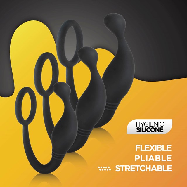 JET Horny Prostate Plug With Love Ring Set