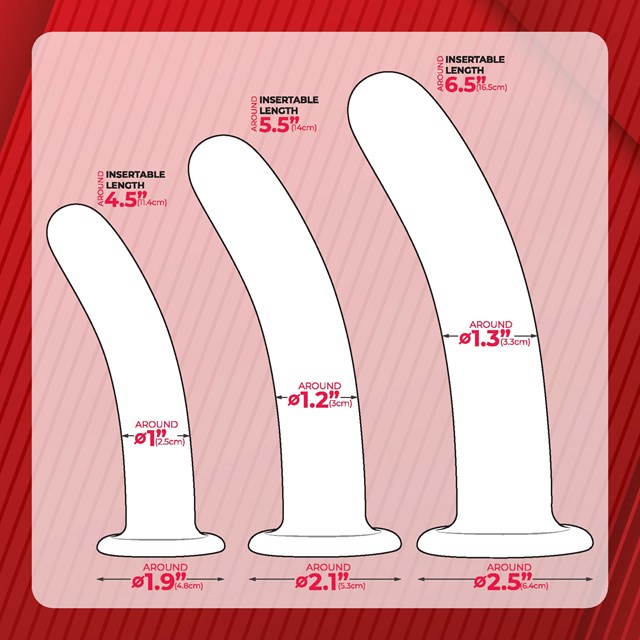 Kick Up Vaginal/Anal Training Kit Set Black