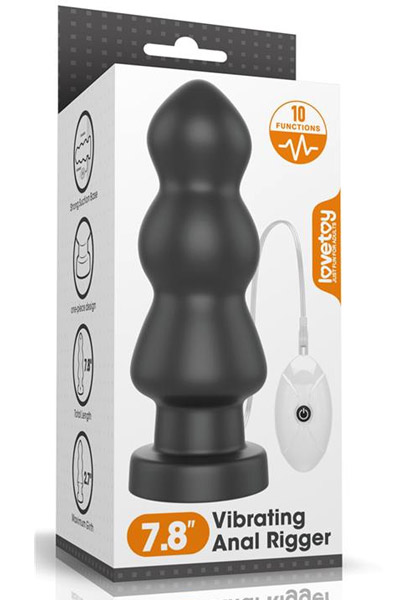 King Sized Vibrating Anal Rigger 20 cm