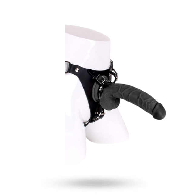 COX Strap-On + Dildo Black 22cm