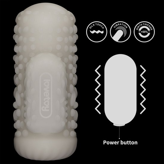 Knights Ring Vibrating Dual Purpose Sleeve-Drip