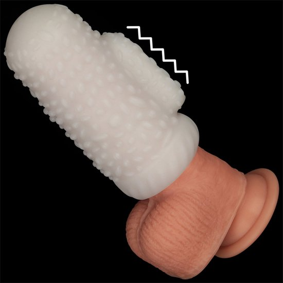 Knights Ring Vibrating Dual Purpose Sleeve-Drip