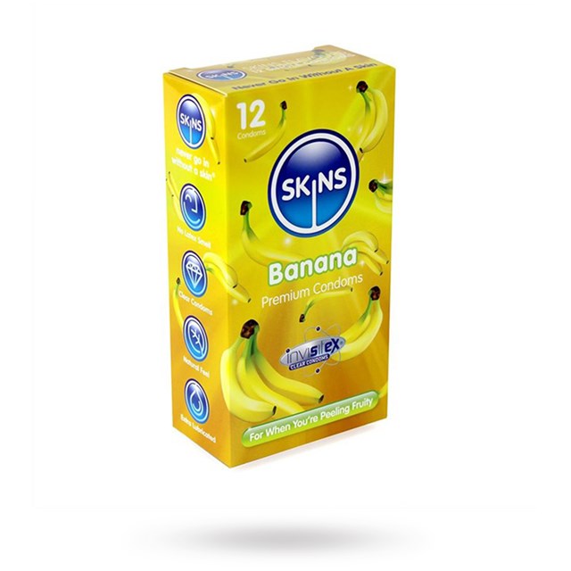 Kondomer med Banansmag 12-pack