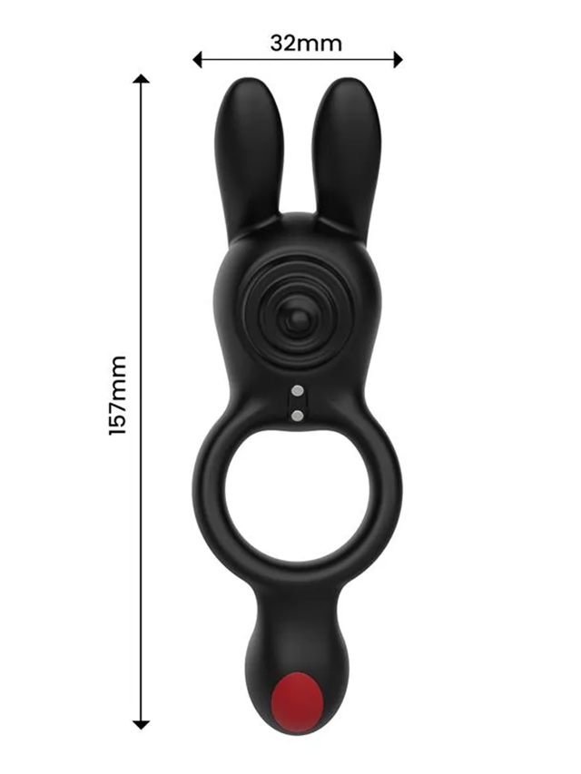 Konny Vibrating Rabbit Double Cockring