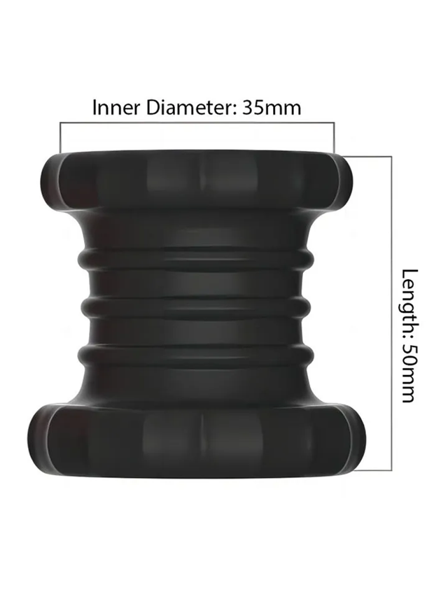 KSB Silicone Cockring & Ball Stretcher Ultra
