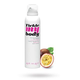 Tickle My Body Massage Foam - Passionsfrugt