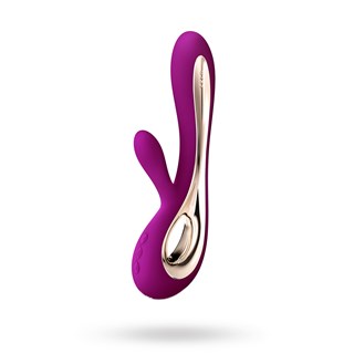 Soraya 2 Deep Rose - Genopladelig Dobbelvibrator