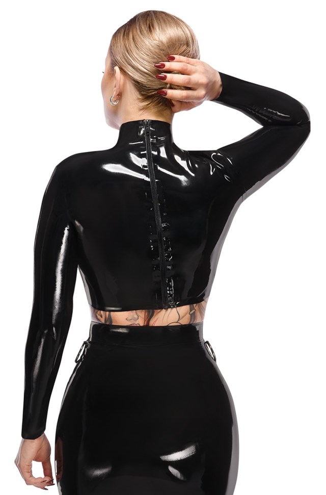 Latex Shirt Black