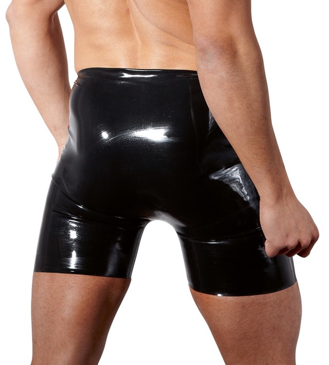 Latex Pants Med Åbning
