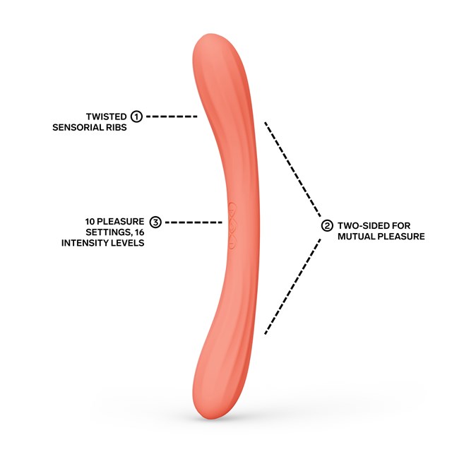 LELO Boomerang Coral Red