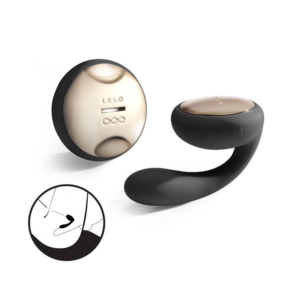 IDA Black - Fjernbetjent Par Vibrator - TESTVINDER