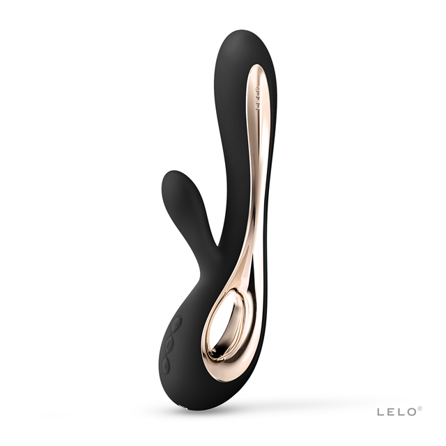 Soraya 2 Black - Genopladelig Dobbelvibrator