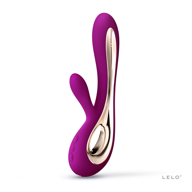 Soraya 2 Deep Rose - Genopladelig Dobbelvibrator