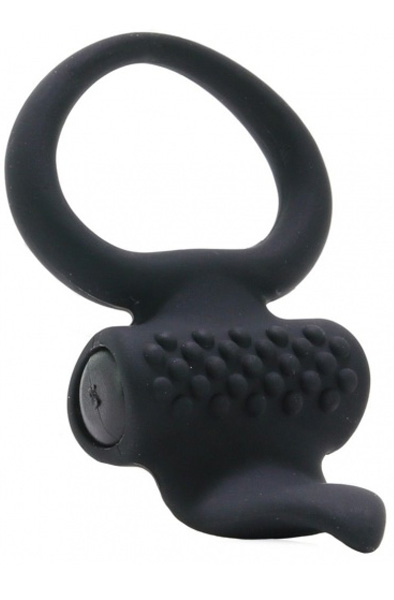 Lingus Vibrating Cock Ring Black