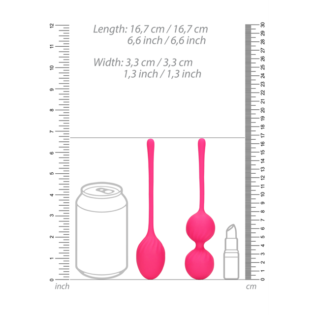 2X Thumping Kegel Ball Set - Wild Strawberry