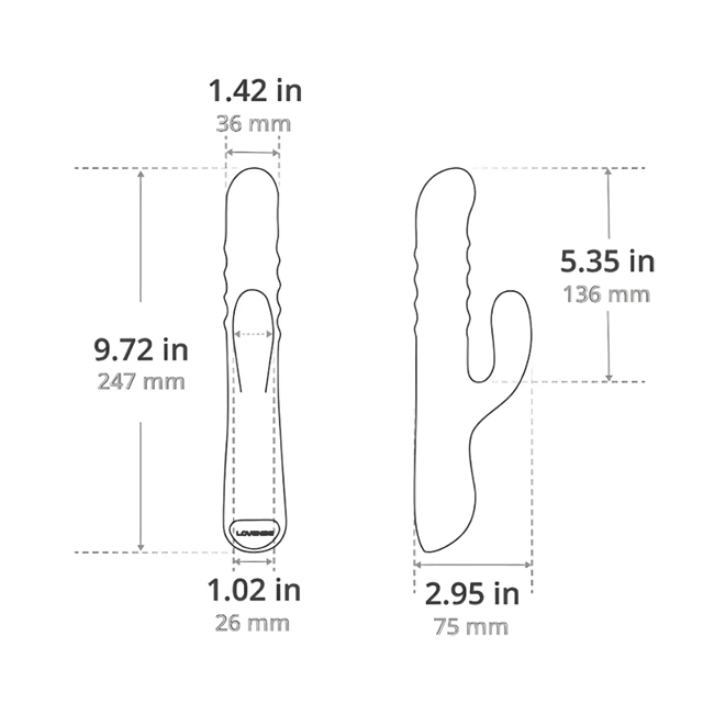 Lovense Velvo Rabbit Vibrator