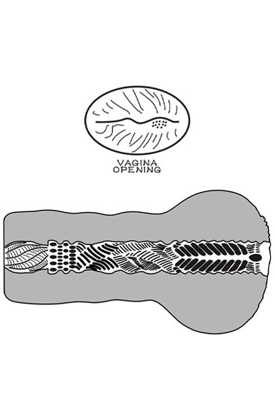 Lovetoy Aliens Pie Masturbator #1 Brown