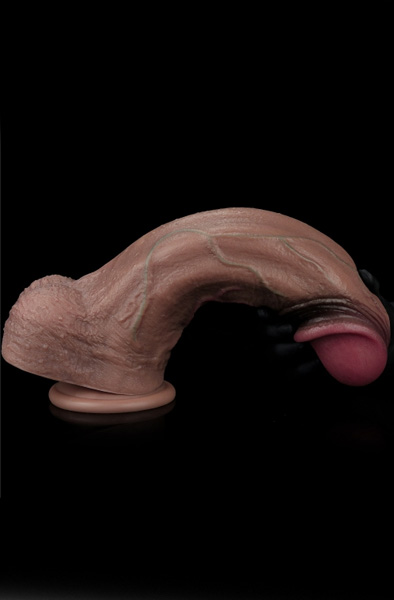 Dual Layered Silicone Cock XXL 33 cm
