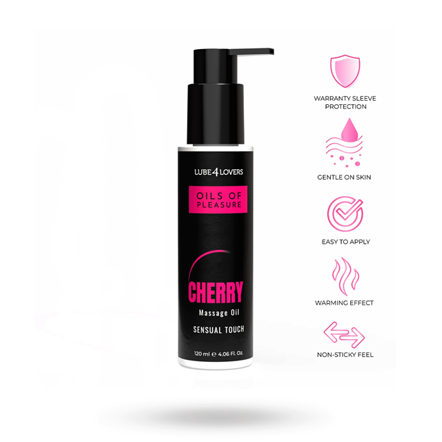 Oils of Pleasure – Cherry Massage Oil 120 ml