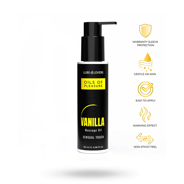 Oils of Pleasure – Vanilla Massage Oil 120 ml