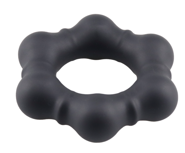 Luminous Silicone Cock Ring Black