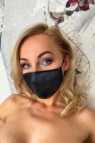 Noir - Face Mask Mesh - Black