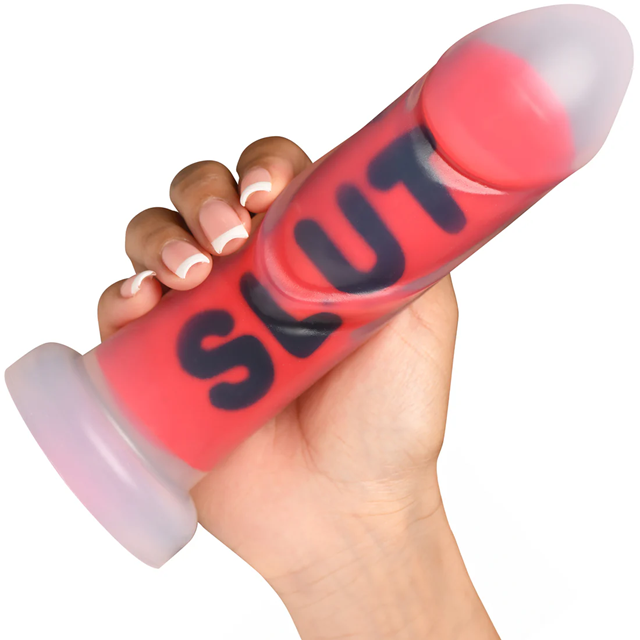 Slut Silicone Dildo 18,5 cm