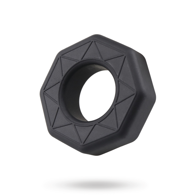 Master Silicone Cock Ring Black