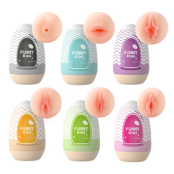 Masturbation Cup - Vagina Egg 6 stk
