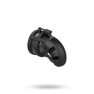 Model 18 - Chastity - 3,5"" - Silikone Cage Ball Splitter - Sort