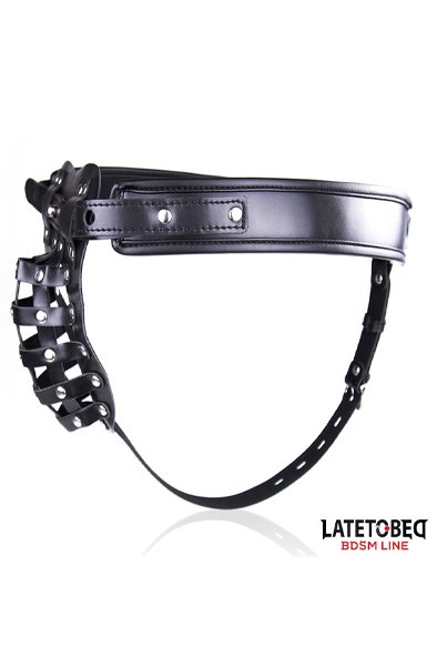 Mens Chastity Pants With Cage Adjustable