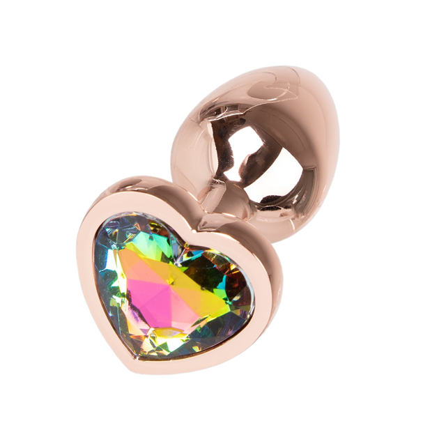 Metal Heart Plug Rose Gold Kit