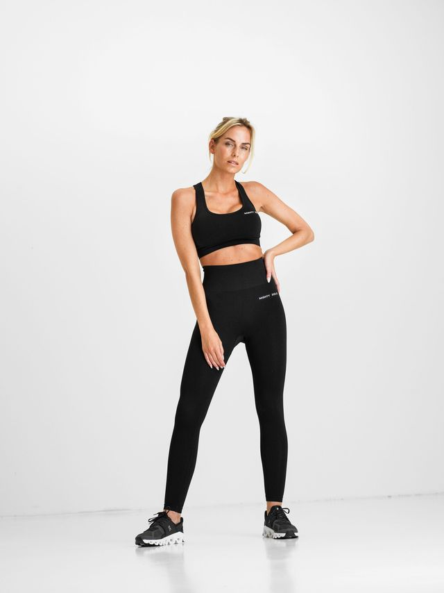 Mighty Solo Fit+ Black Leggings