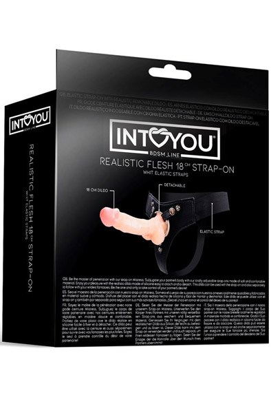 Mistress Elastic Strap-on Silicone Dildo 18 cm