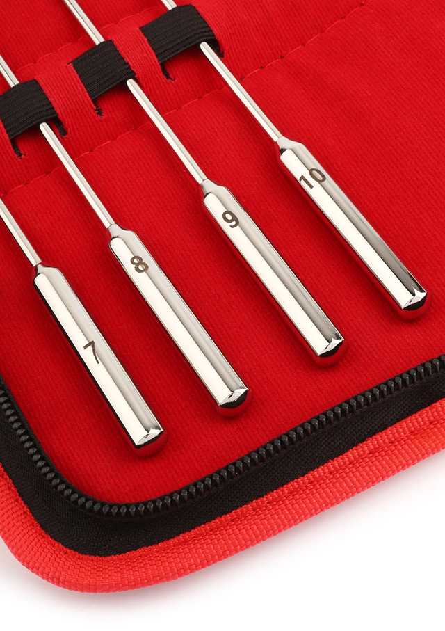 Mr. Steel Rosebud Urethral Sounds 8 stk