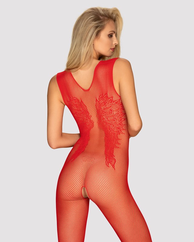 N112 - RØD BODYSTOCKING