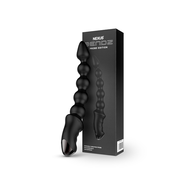 Nexus Bendz Vibrator Anal Chain Black