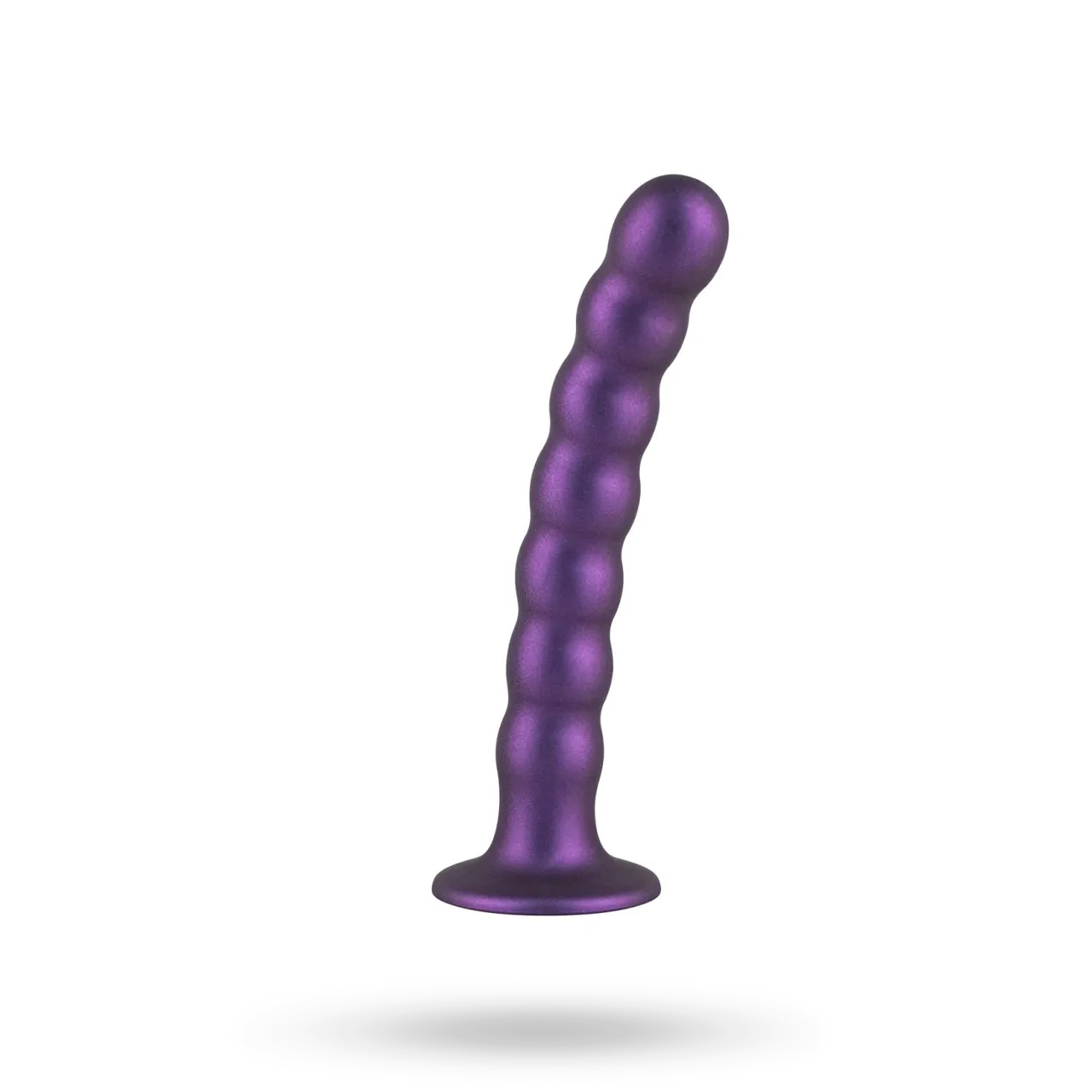 Pegging Dildo Metallic Purple 17 cm