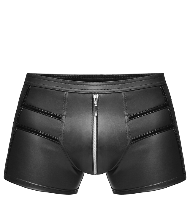 H006 Men Shorts PVC Black